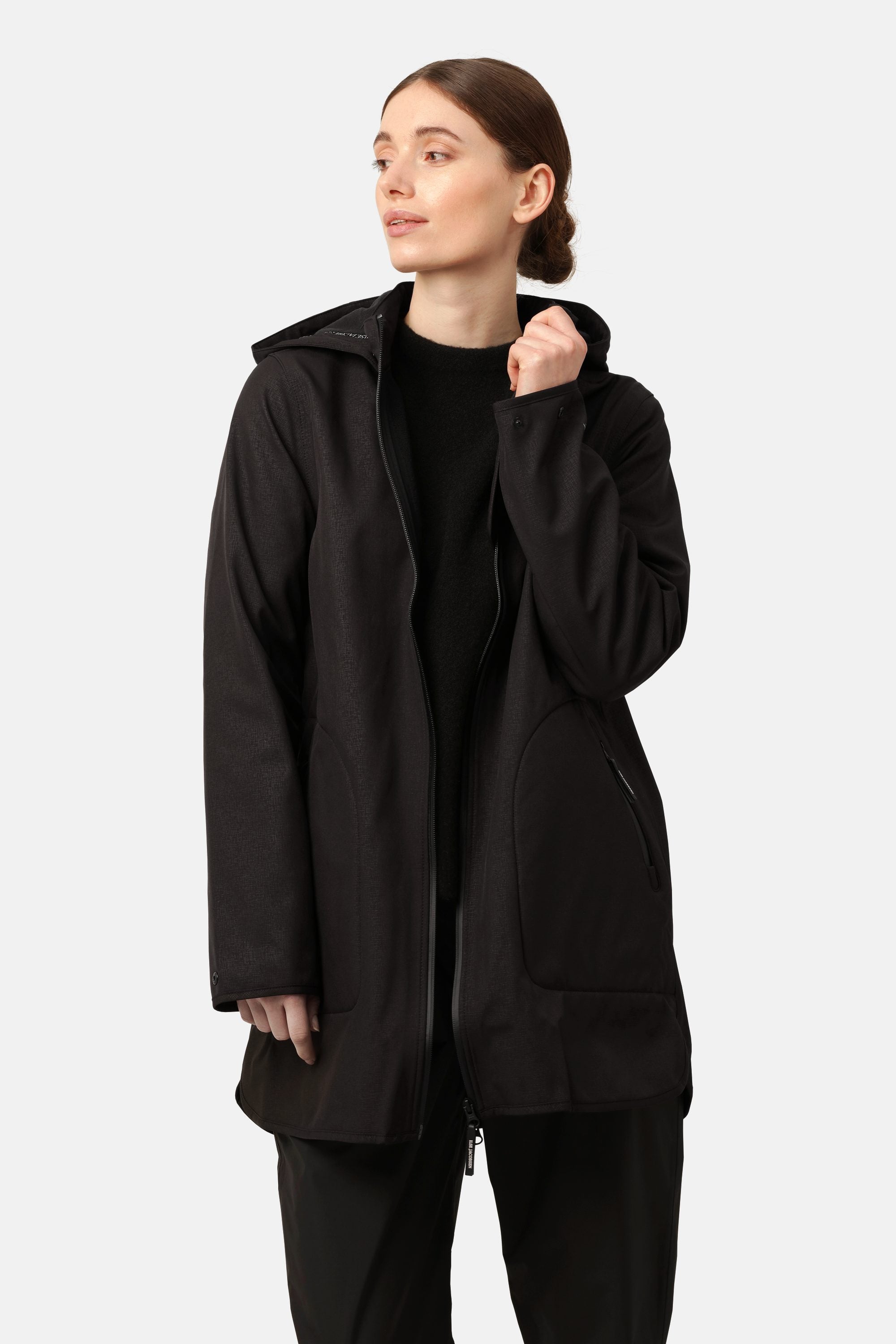 Softshell Regnjakke A-fasong - Black